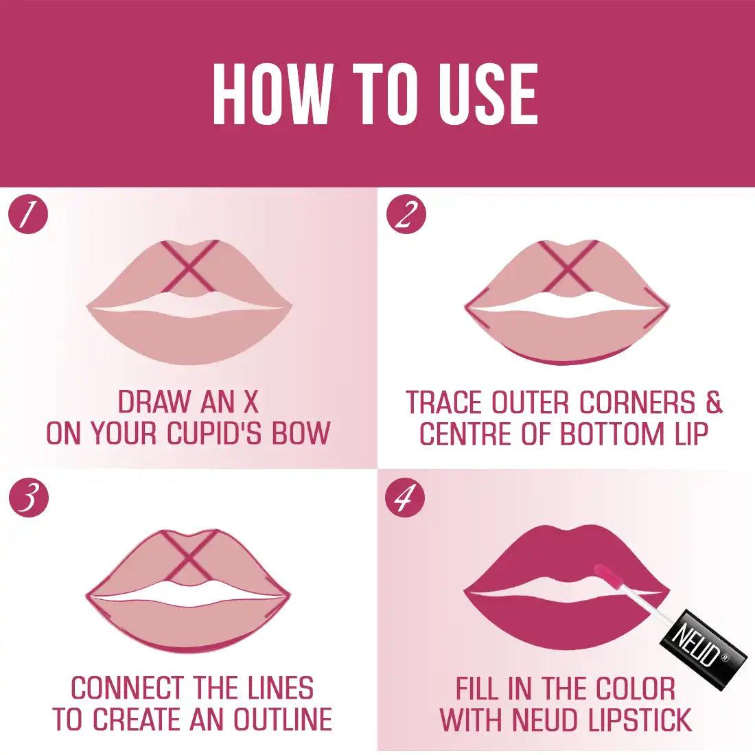 Using NEUD Matte Liquid Lipstick Supple Candy Is Super Easy With One Stroke Applicator - everteen-neud.com