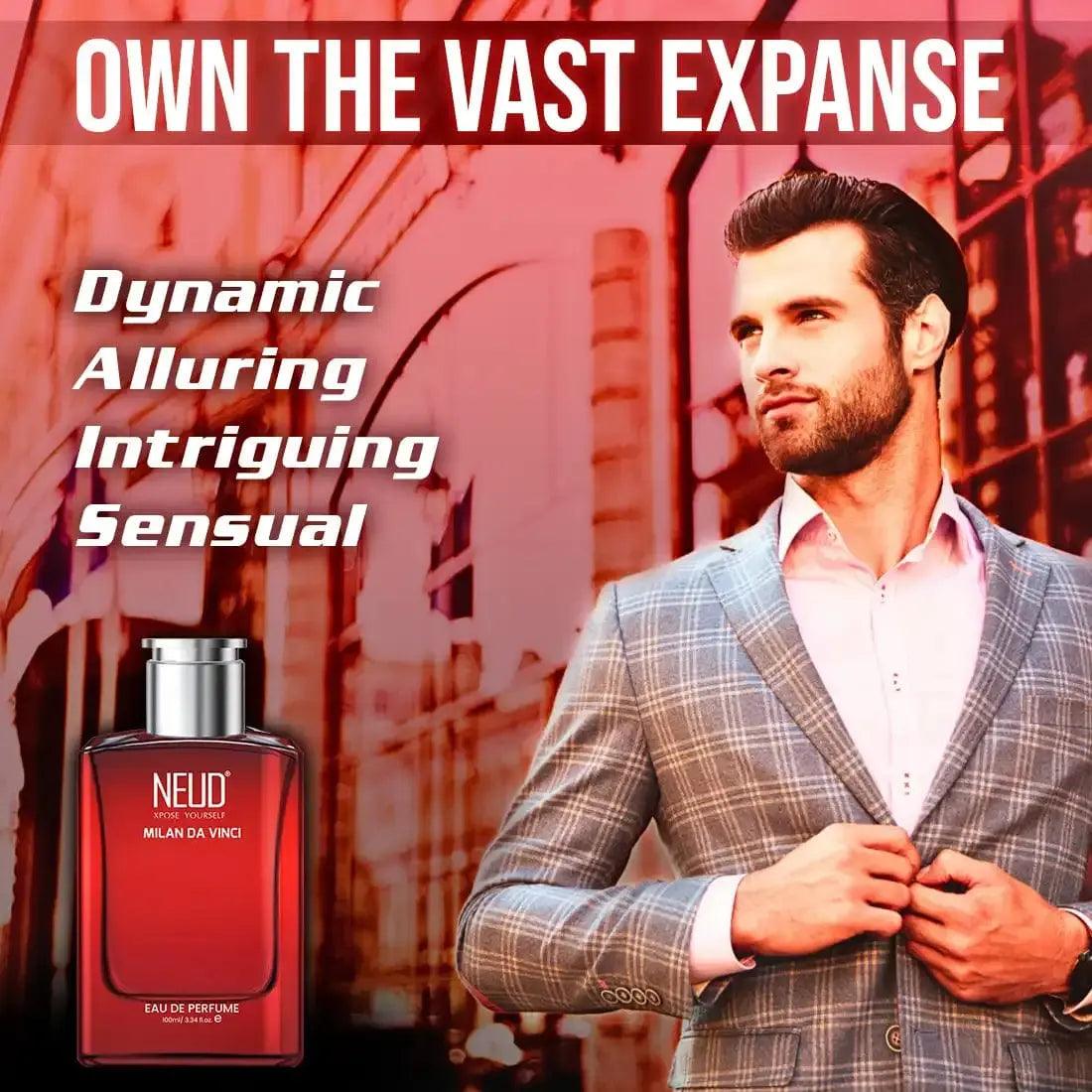 NEUD Milan Da Vinci Luxury Perfume for Cosmopolitan Men Is Dynamic, Alluring, Intriguing and Sensual