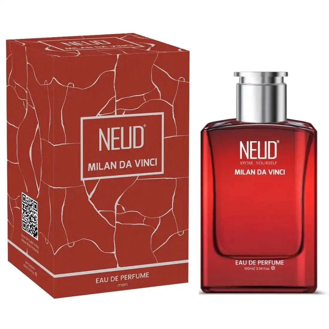 Buy 1 Pack NEUD Milan Da Vinci Luxury Perfume for Cosmopolitan Men Long Lasting EDP No CFC - 100ml