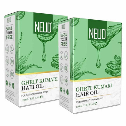 NEUD Premium Ghrit Kumari Hair Oil for Men & Women - 150 ml 9559682306104