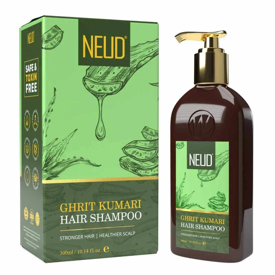 NEUD Premium Ghrit Kumari Hair Shampoo for Men & Women - 300 ml 8906116280560