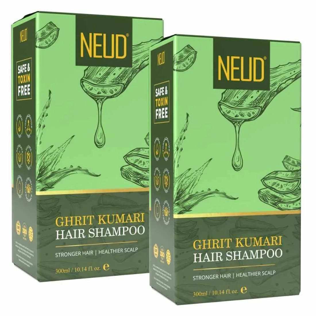 NEUD Premium Ghrit Kumari Hair Shampoo for Men & Women - 300 ml 9559682306418