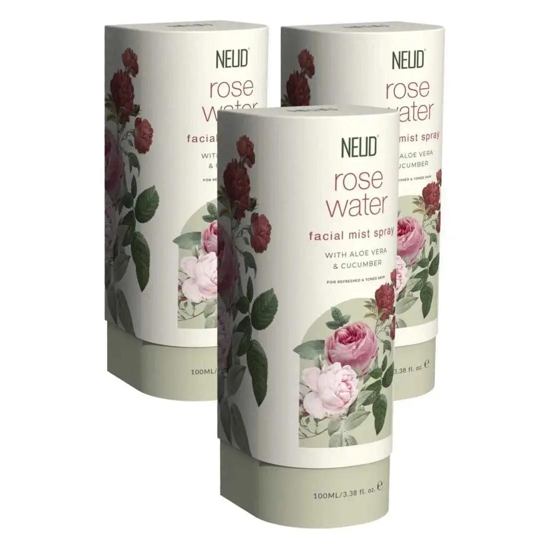 NEUD Rose Water Facial Mist Spray For Refreshed and Toned Skin - 100 ml 9559682313034