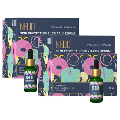 Buy 2 Packs NEUD Skin Protecting Silymarin Serum 30ml With Witch Hazel, Provitamin B5 and Aquaxyl - everteen-neud.com