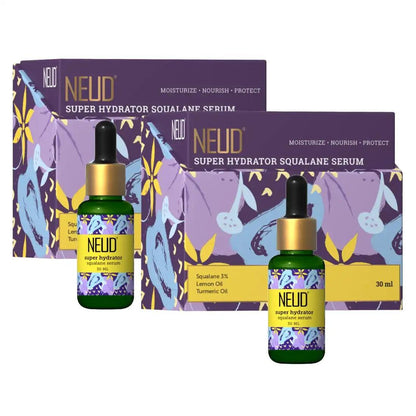 Buy 2 Packs NEUD Super Hydrator Squalane Serum 30ml With Lemon Oil, Turmeric Oil and Reverskin - everteen-neud.com