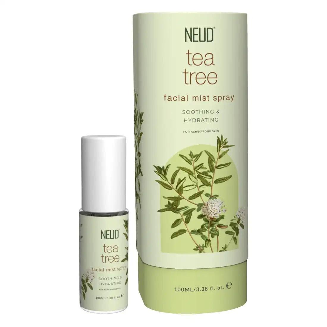 NEUD Tea Tree Facial Mist Spray is easy to carry - everteen-neud.com