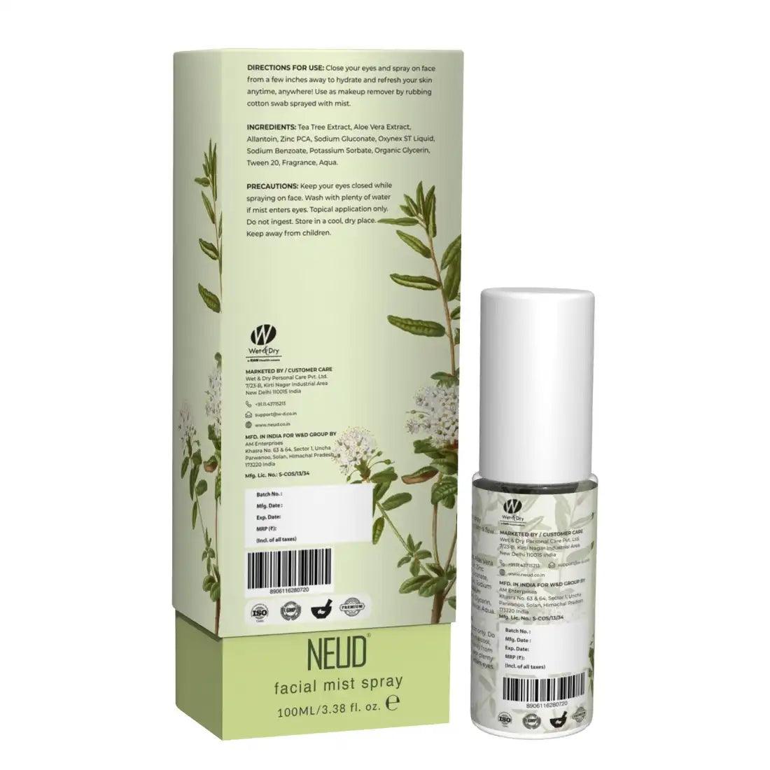 NEUD Tea Tree Facial Mist Spray is shipped worldwide - everteen-neud.com