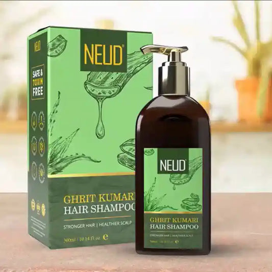 Watch This Video To Learn Benefits of NEUD Premium Ghrit Kumari Shampoo Aloe Vera Hair Cleanser - everteen-neud.com