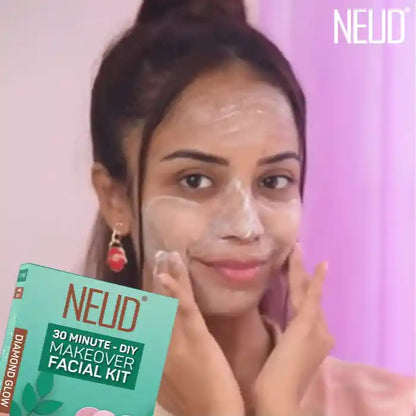 Watch This Video To Know How You Can Get Salon-Like Facial and Instant Glow at Home With NEUD DIY Makeover Facial Kit