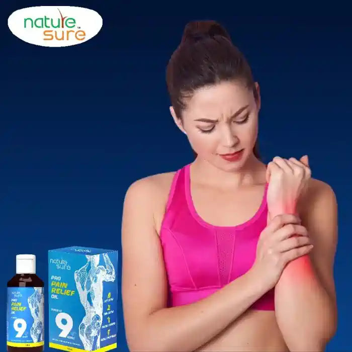 Watch this video to learn about benefits of Nature Sure Pro Pain Relief Ayurvedic Oil for joint pain, cramps and backache - everteen-neud.com