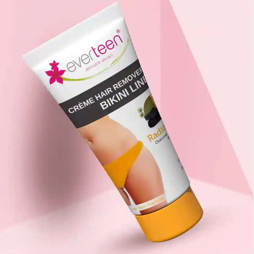 Watch this Video to Know How everteen Radiance Hair Remover Creme for Bikini Line and Underarms Helps Fade Dark Spots And Brighten Complexion - everteen-neud.com