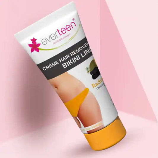 Watch this Video to Know How everteen Radiance Hair Remover Creme for Bikini Line and Underarms Helps Fade Dark Spots And Brighten Complexion - everteen-neud.com