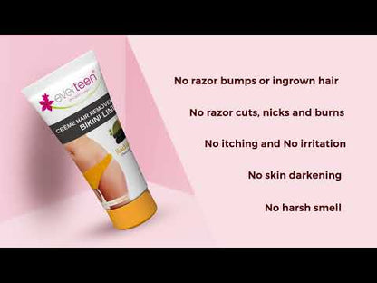 Watch this Video to Know How everteen Radiance Hair Remover Creme for Bikini Line and Underarms Helps Fade Dark Spots And Brighten Complexion - everteen-neud.com
