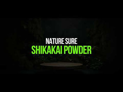 Nature Sure Shikakai en poudre 100g avec de l'eau de rose 50ml